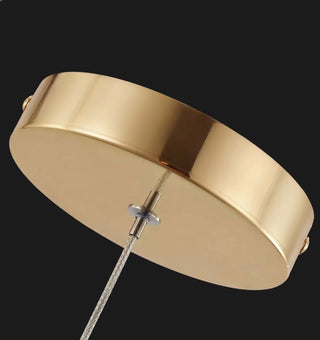 Water Drop Crystal Pendant Refined Modern Sculptural Spiral LED Fixture