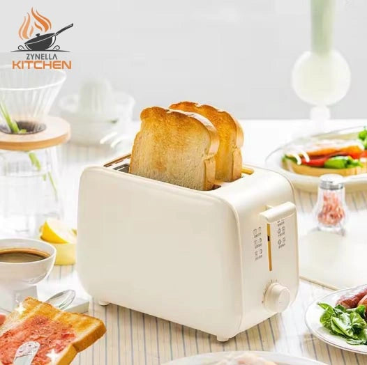 Zynella 2-Slice Electric Timed Toaster – Automatic Pop-Up 800W