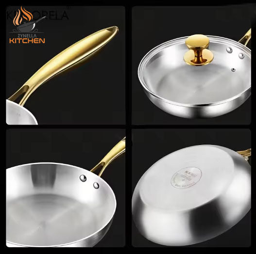Zynella 316 Stainless Steel Frying Pan