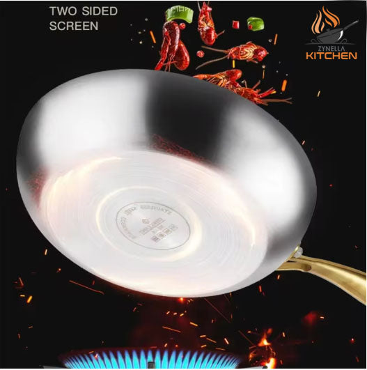 Zynella 316 Stainless Steel Frying Pan