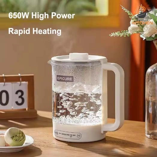 Glass Electric Tea & Health Kettle Variants: Blue, White