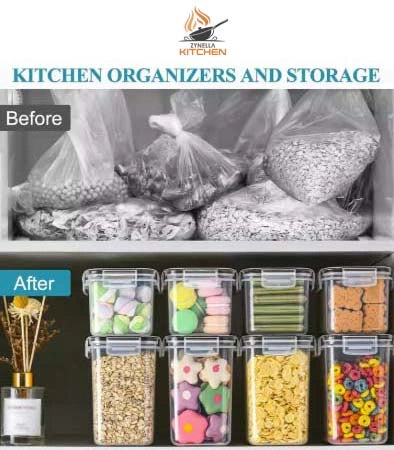 Zynella 6-Piece Closed Food Storage Containers Set