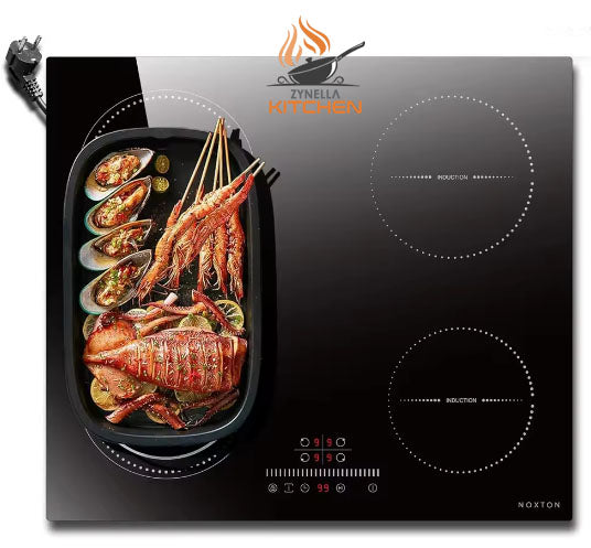 Zynella 60cm Plug-In Induction Hob with Grill Zone