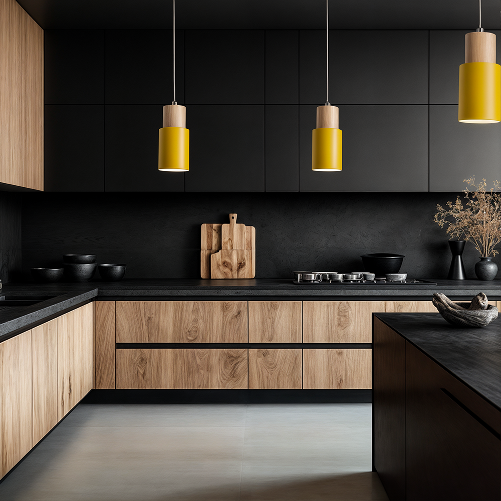 Elsa Wooden Accent Light Pendants