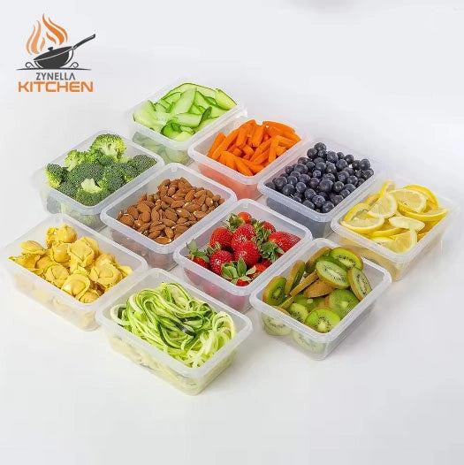 Zynella 10-Piece Kitchen Food Storage Containers Set
