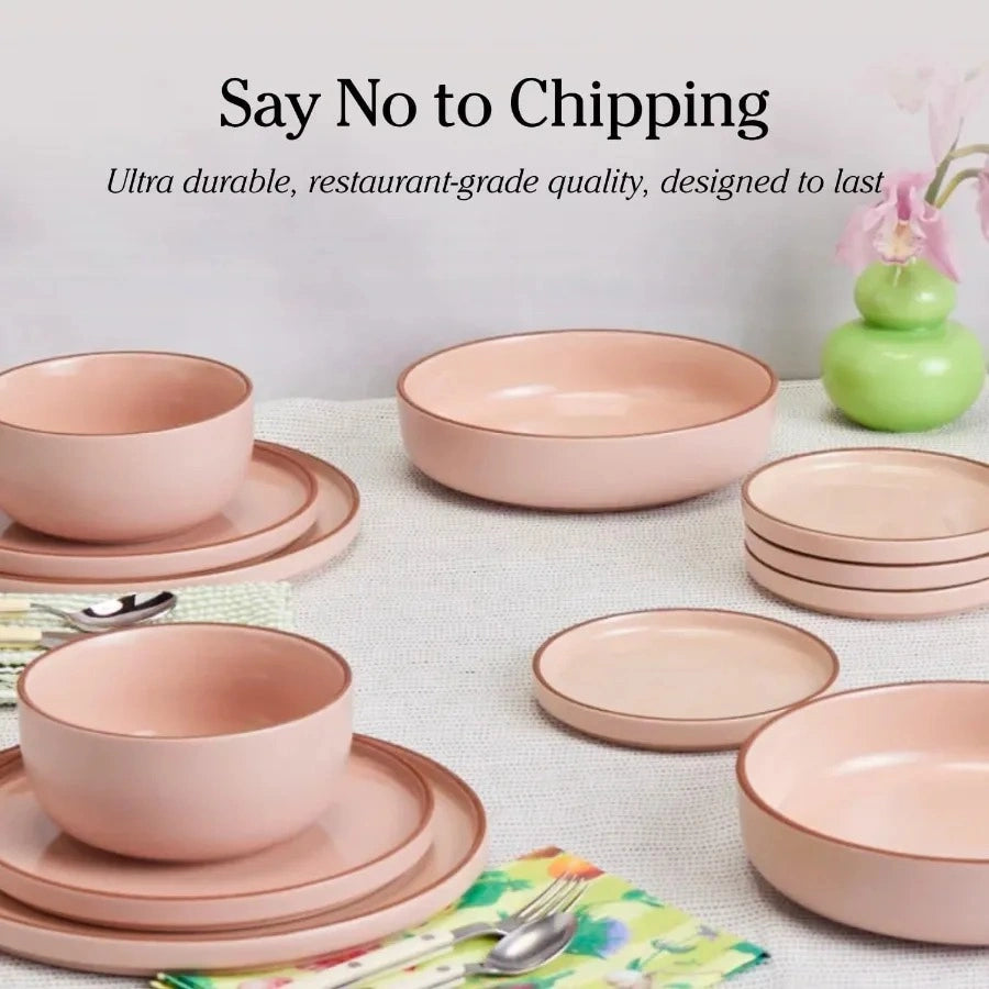 Zynella Set of 4 Ceramic Salad Plates