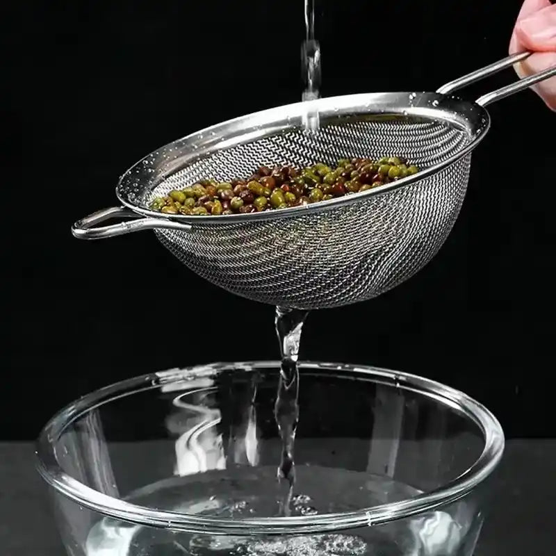 Zynella Stainless Steel Fine Mesh Sieve – Multi-Purpose Kitchen Strainer