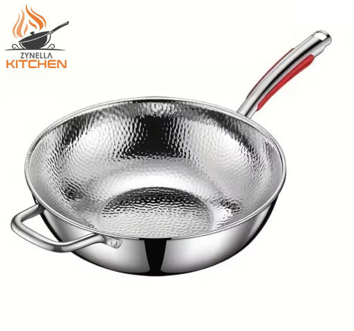 Zynella Stainless Steel Fish Scale Frying Pan
