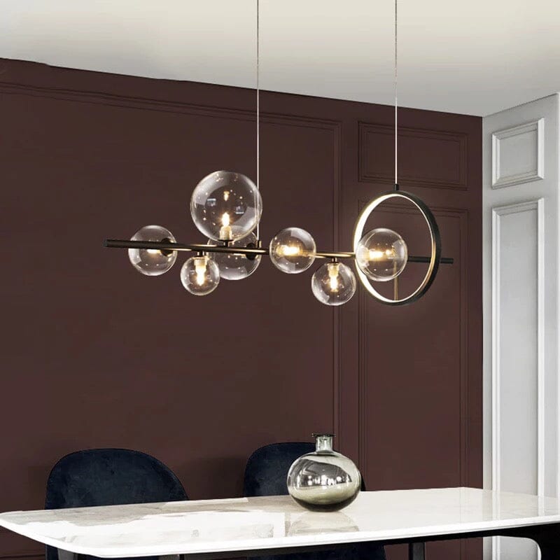 SereneGlow Glass Chandelier