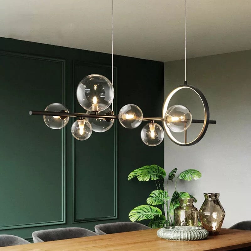 SereneGlow Glass Chandelier