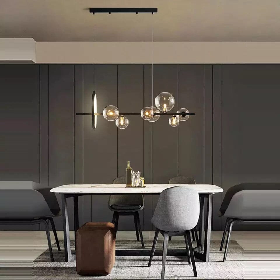 SereneGlow Glass Chandelier