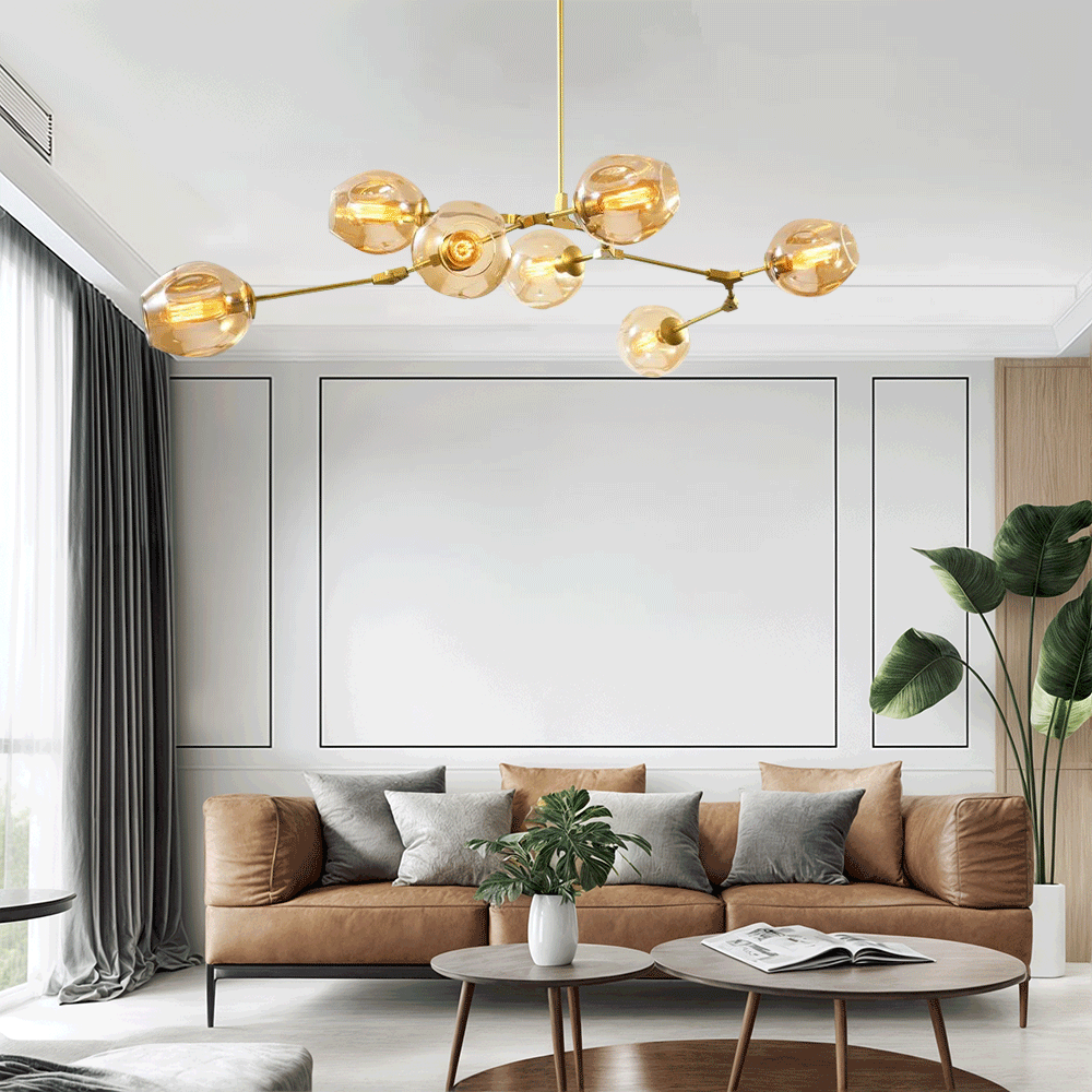 Customisable Derrick Modern Chandelier