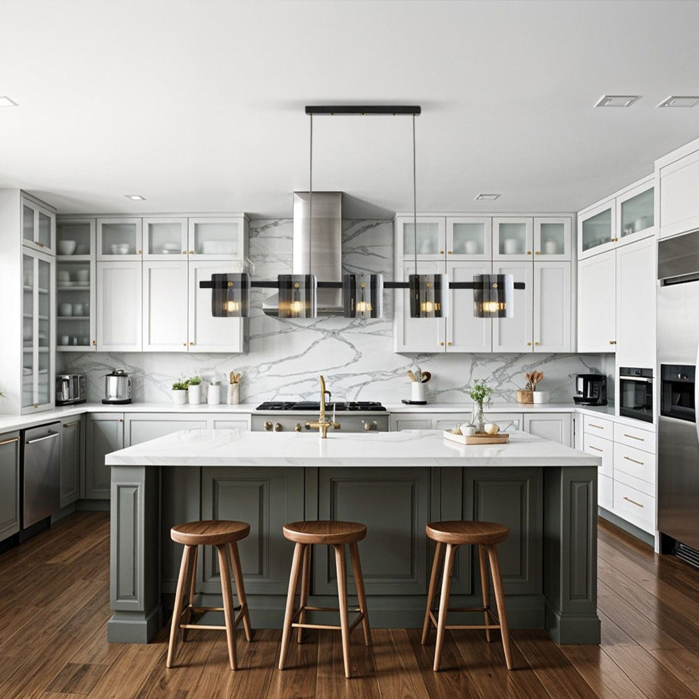 Houdini Long Modern Chandelier