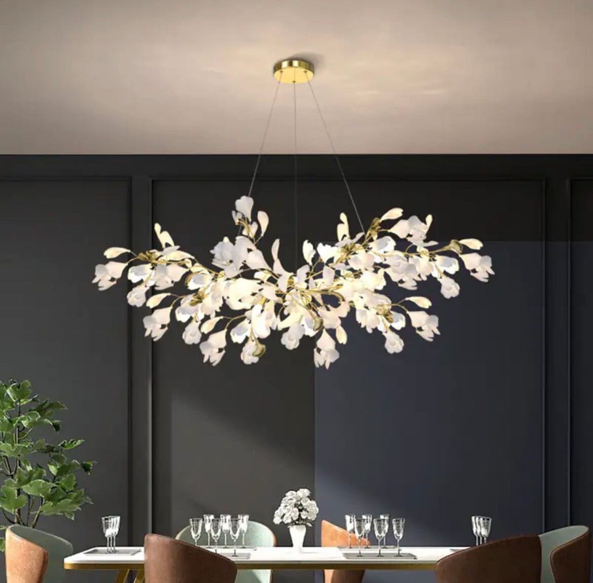 Ceramic Petal Luxury Chandelier