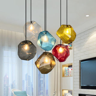 Prism Color Glass Chandelier
