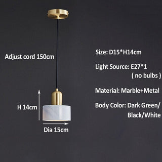 Sophia Marble Pendant
