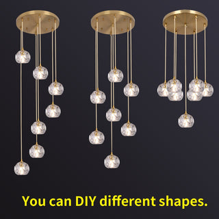 Elvi Crystal Modern Pendants