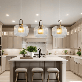 Arnault Fluted Glass Pendant