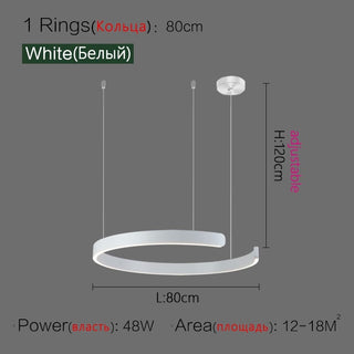 Regal Empire Ring Chandelier