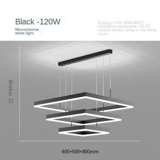 The Dior Square Pendant Light