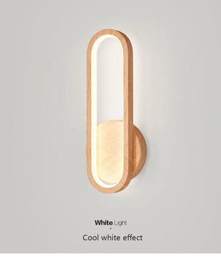 Elara Warm Wood Wall Lamp