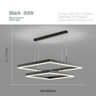 The Dior Square Pendant Light