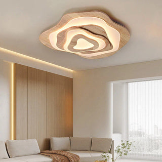 Zynella Zayden Wooden Rattan LED Pendant