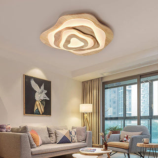 Zynella Zayden Wooden Rattan LED Pendant