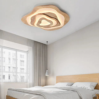 Zynella Zayden Wooden Rattan LED Pendant