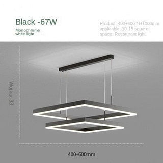 The Dior Square Pendant Light