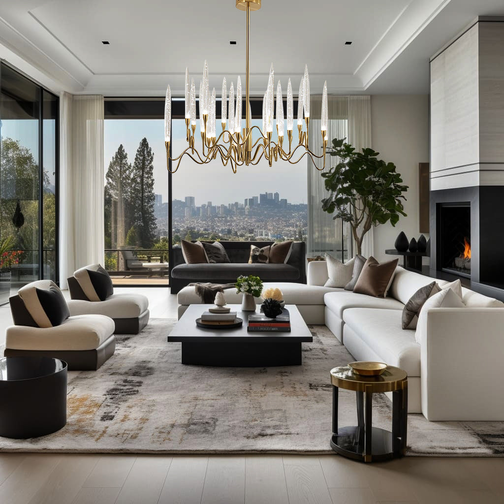 Zynella Crystal Candle Chandelier