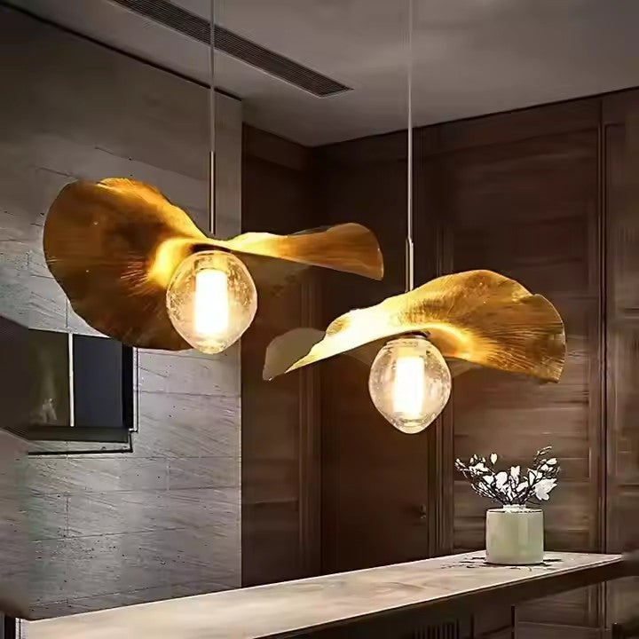 Golden Shell Pendants
