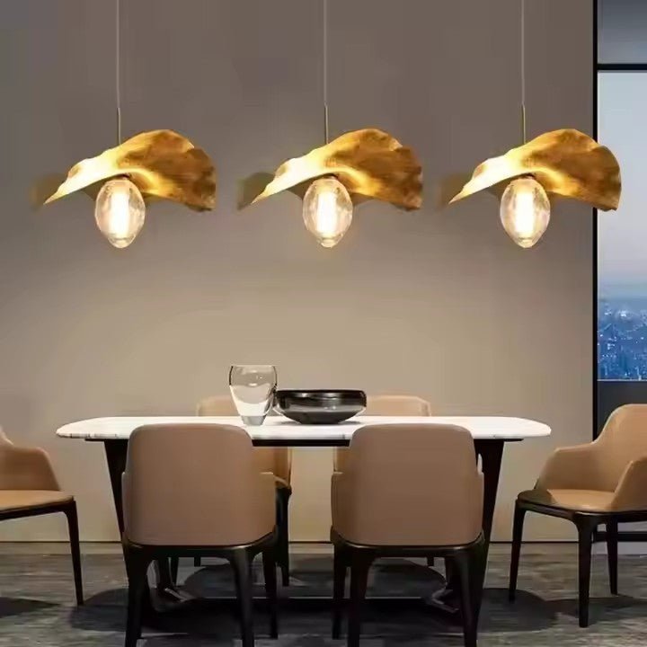Golden Shell Pendants