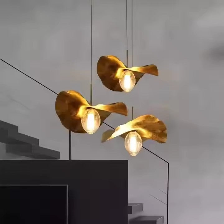 Golden Shell Pendants