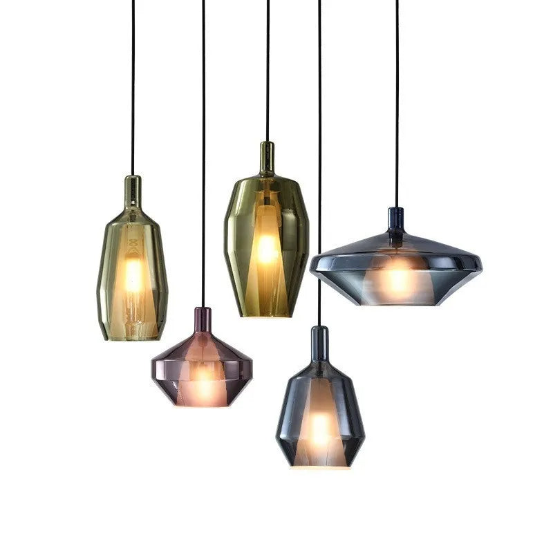 Debby Stained Glass Modern Pendants