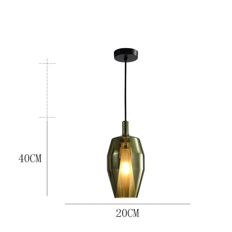 Debby Stained Glass Modern Pendants