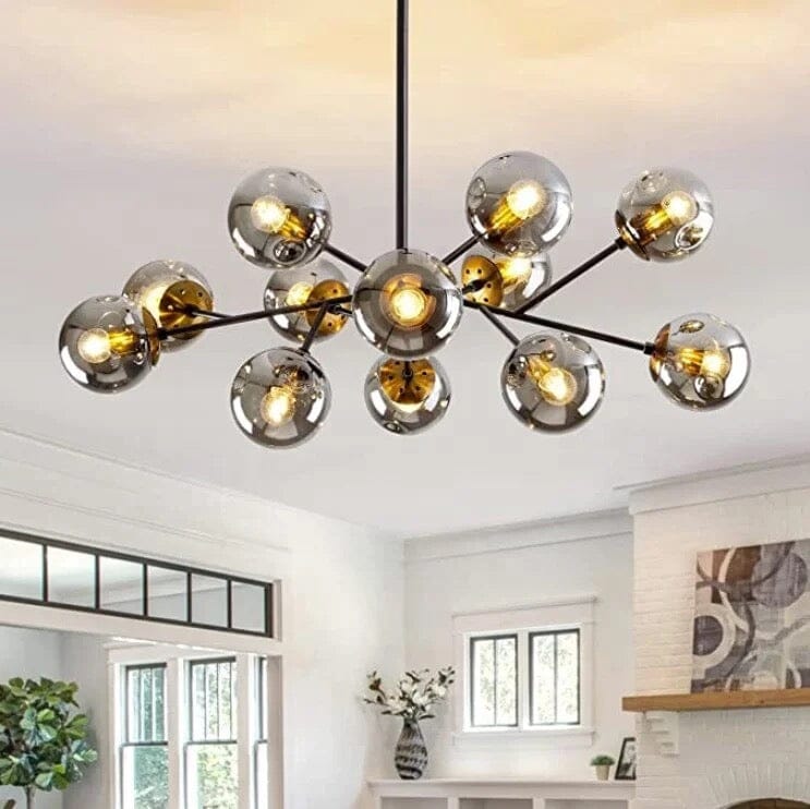Flint Sputnik Rustic Chandelier