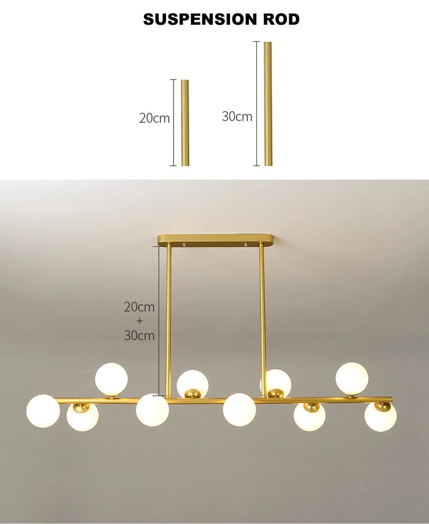 The Stellar Bar Chandelier