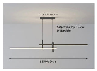 The Linear Duo Pendant