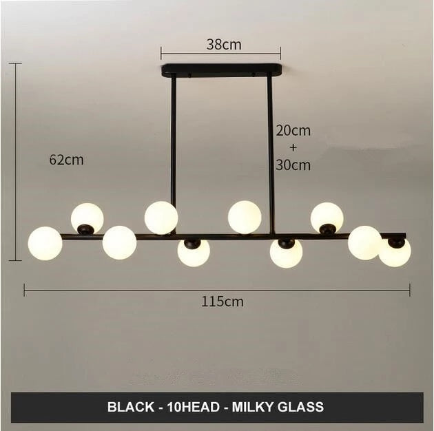 The Stellar Bar Chandelier