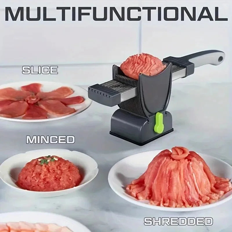 Zynella Kitchen Professional Manual Meat Slicer & Sharp Carving Knife – 34cm