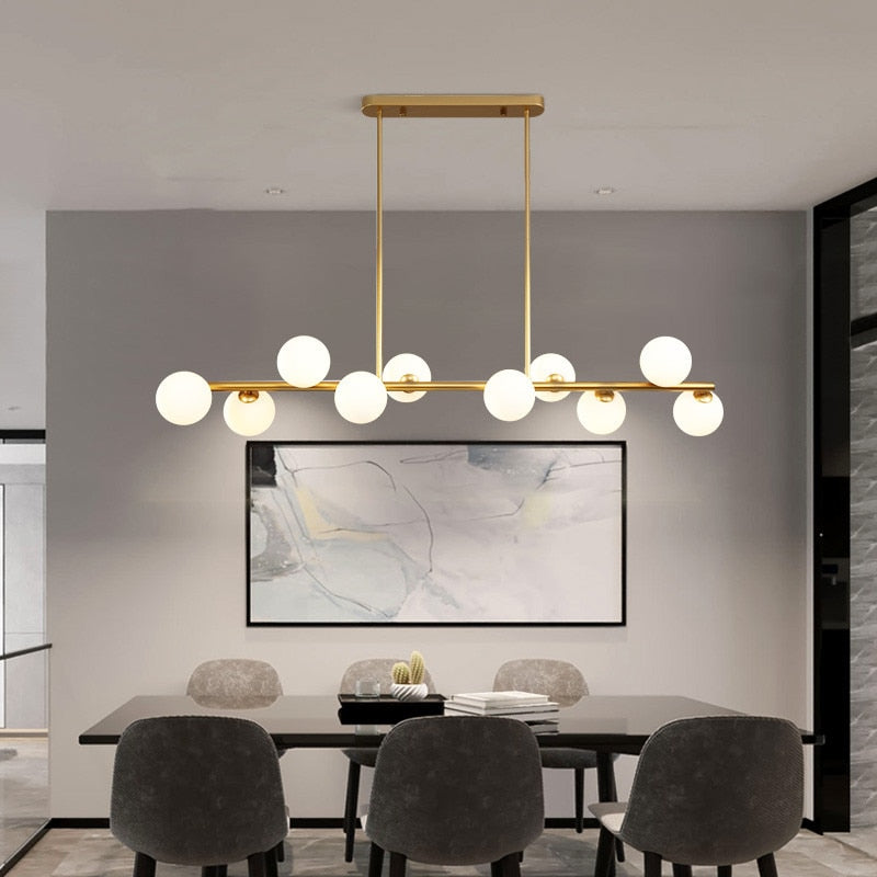 The Stellar Bar Chandelier