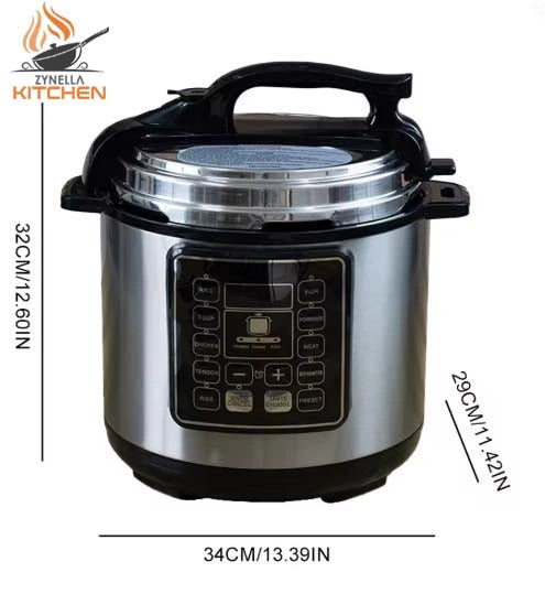 6L Multifunction Electric Pressure Cooker & Rice Cooker