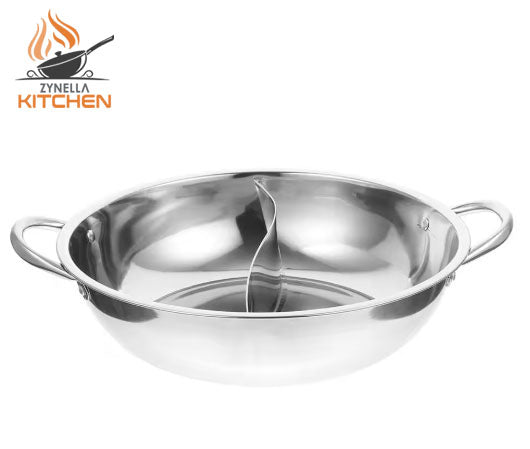 Zynella Divided Stainless Steel Hotpot