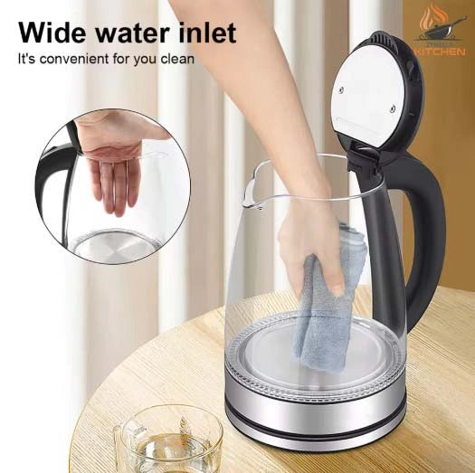 Glass Electric Kettle with Dry-Boil Protection