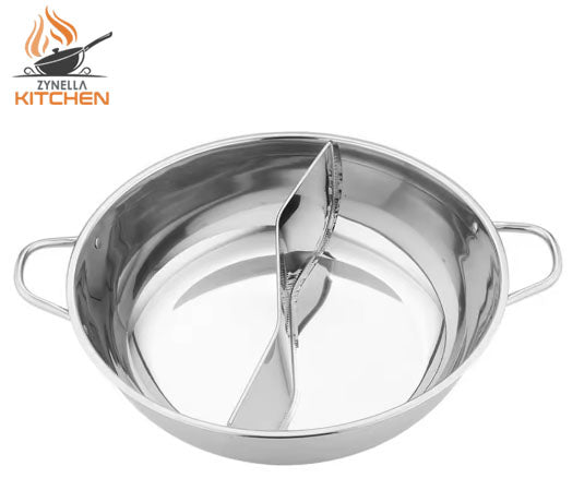 Zynella Divided Stainless Steel Hotpot