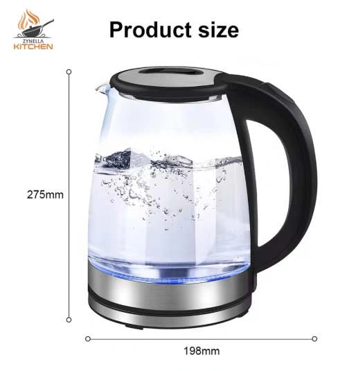 Glass Electric Kettle with Dry-Boil Protection