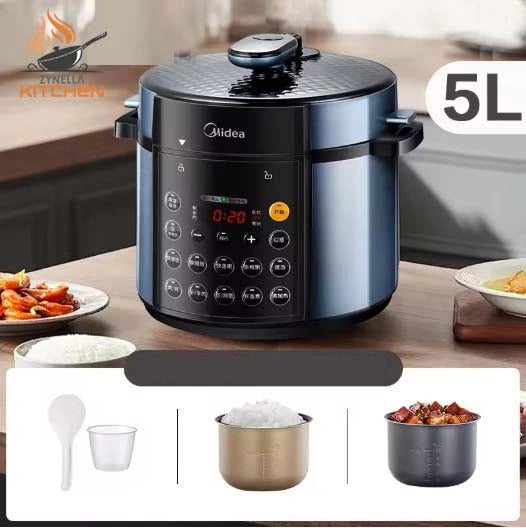 5L Multifunction Electric Pressure Cooker & Rice Cooker
