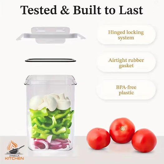 Zynella 2.0L Airtight Food Storage Containers – BPA Free Plastic