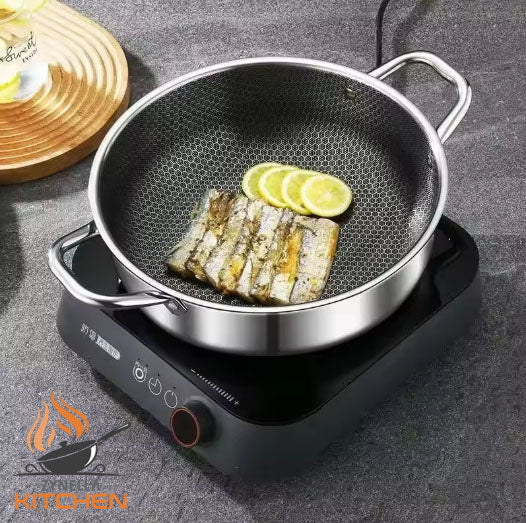 Zynella Honeycomb Stainless Steel Soup Pot